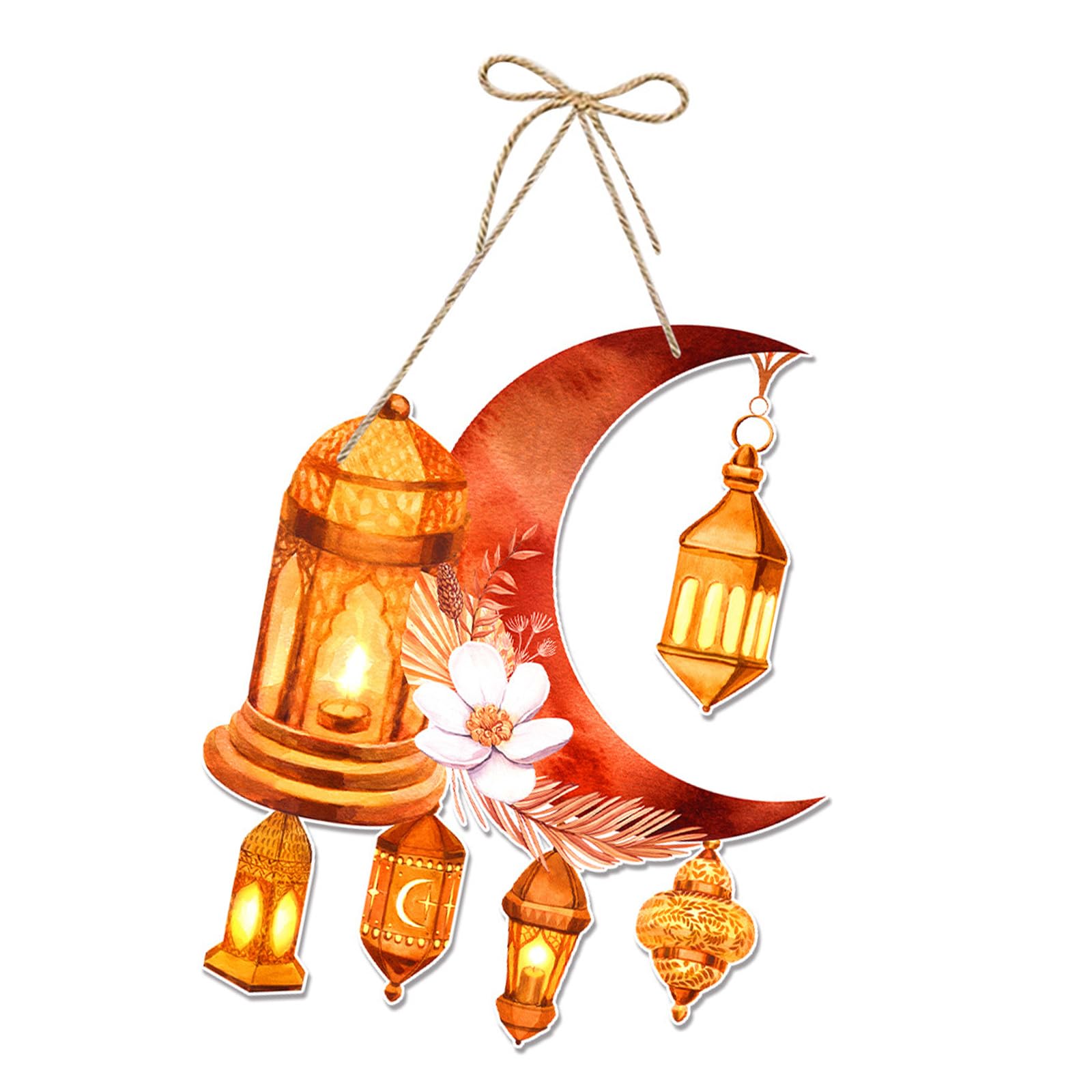 Kalttoy B Ramadans Hanging Decorations Festival Ramadans Paper Hangings Decoration Perfect For Door And Window Accessory Paper Decorations