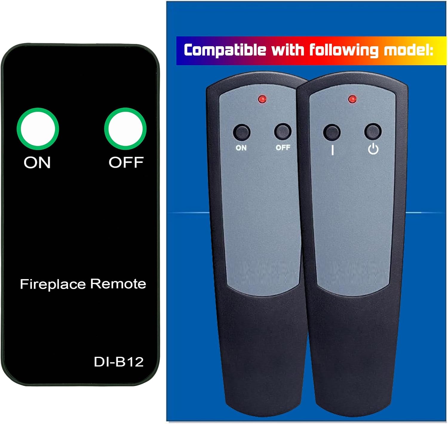 Replacement for Dimplex Fireplace Heater Remote Control TDS8515TC Mode E 3000370300RP TDS8515T TDS8515 CDS8515