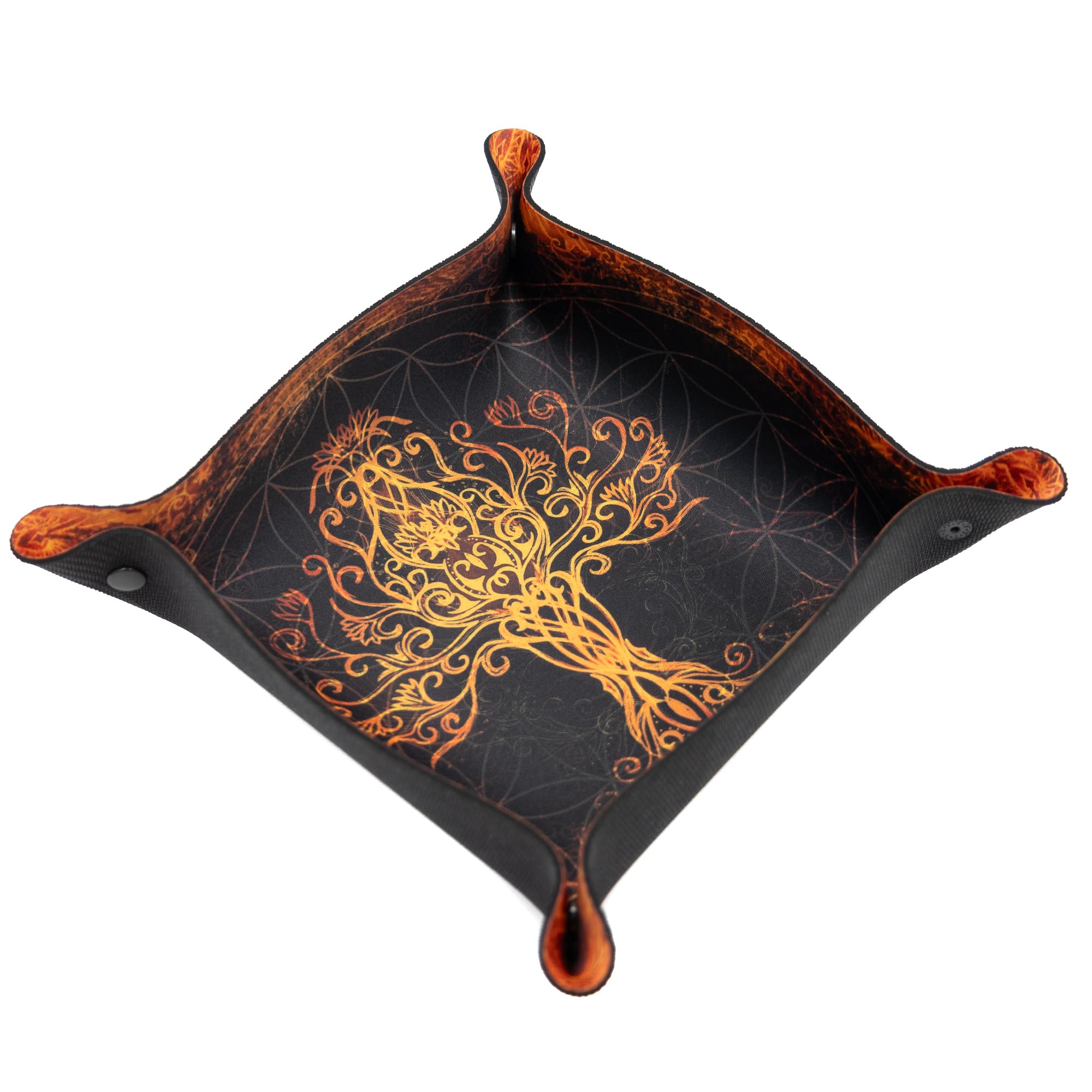 Playmats Mythic Tree Dice Tray For Tabletop Games And Rpg Compatible With Wonder Book, Roll Player, Ashes Reborn