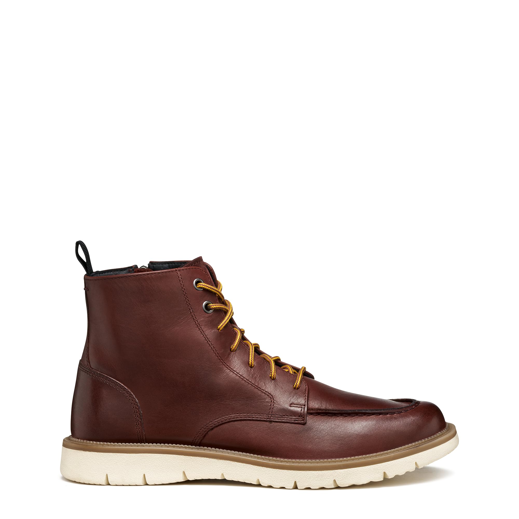 Geox Men's U Pove Ankle Boot, Wine Red, 10 UK