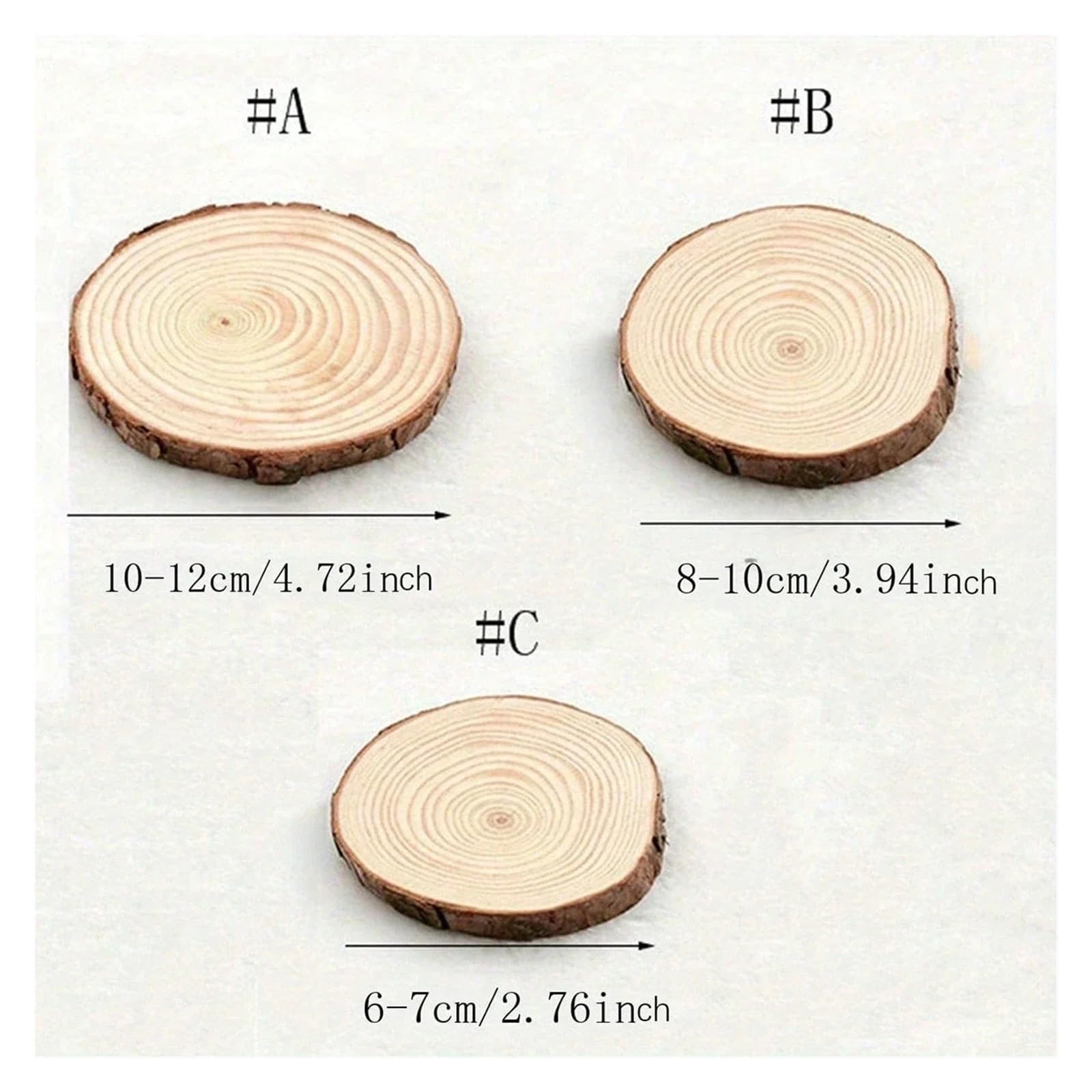 30pcs- Pine Coaster Round Unfinished Wood Para Decorar