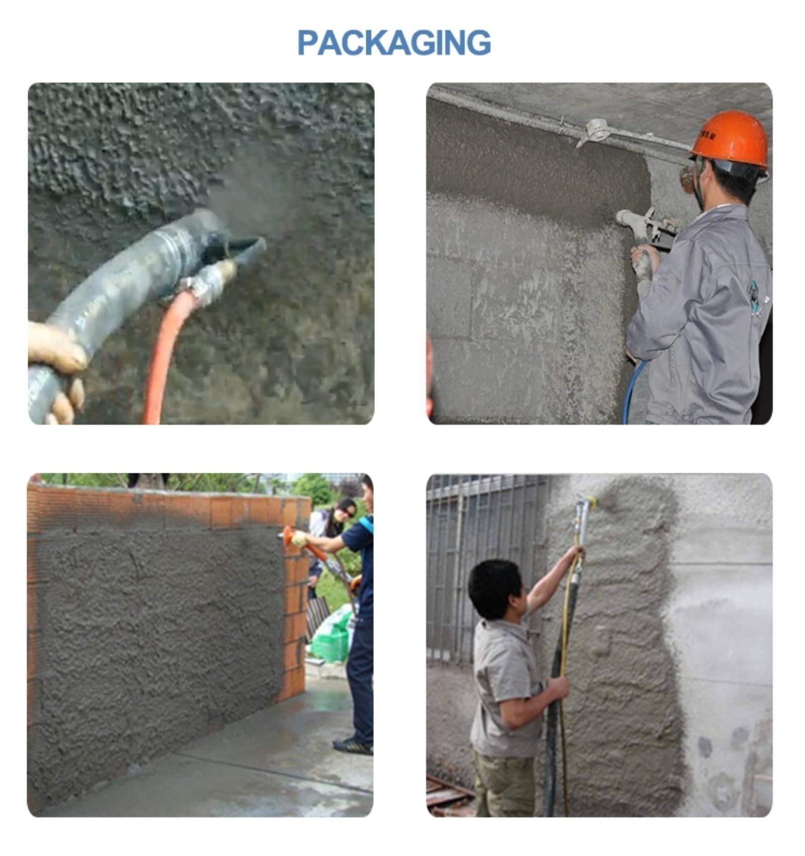 Sistema di intonacatura del cemento della macchina di rendering della parete della macchina elettrica dello spruzzatore dello stucco per il rivestimento della parete, il rendering e l'uso