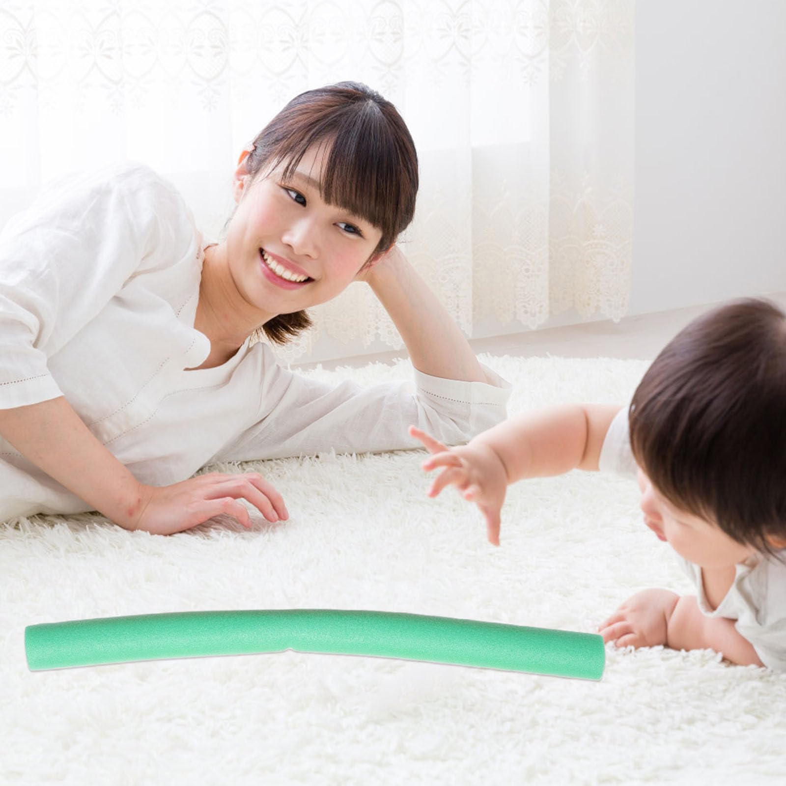 Toddmomy Bastoni in Spugna Leggeri per Giochi All'aperto, Bastoni da Staffetta per Bambini