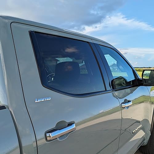 Miniatura 5 de SlickMod Revestimiento de vinilo opaco cromado para Toyota Tundra 2022-2024 (negro brillante)