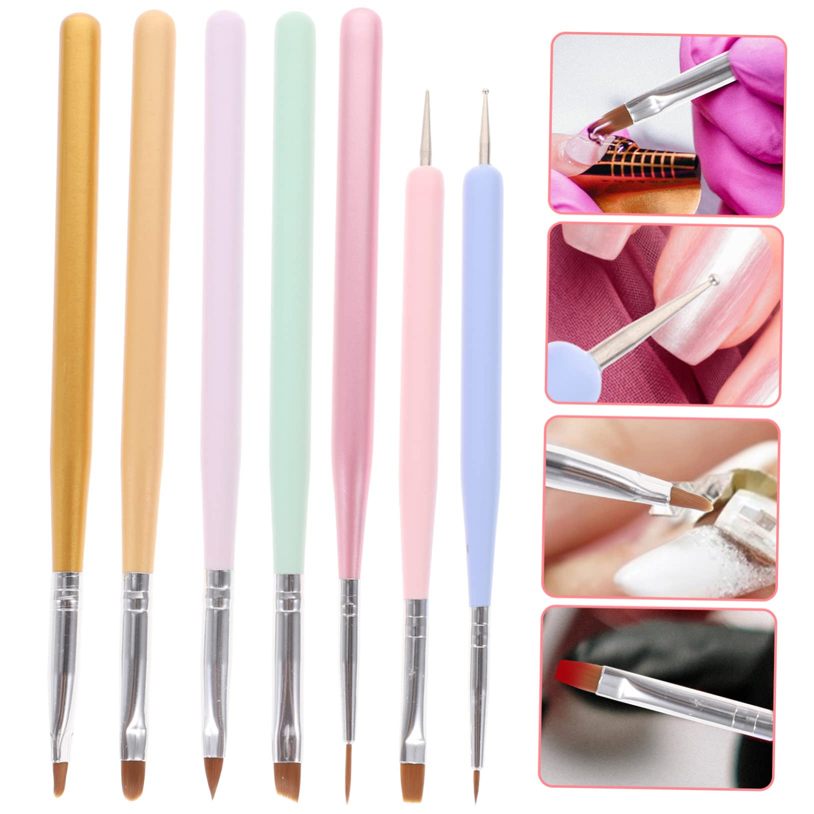 Healeved 35stücke Teiliges Nagelkunst Pinselset Maniküre Malwerkzeug Für Präzise Designs Für Und Professionelle Nagelstudios Für Feine Zeichnungen Und Muster Fingernägeln