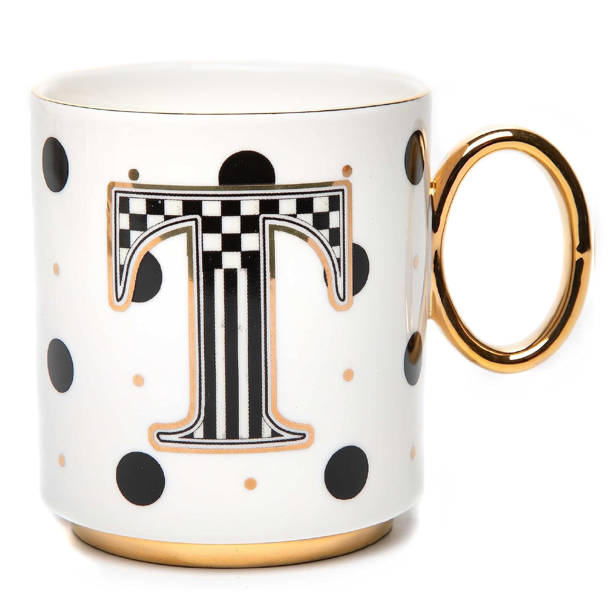 MACKENZIE-CHILDS My Mug, Decorative Ceramic Coffee Mug with Handle, T