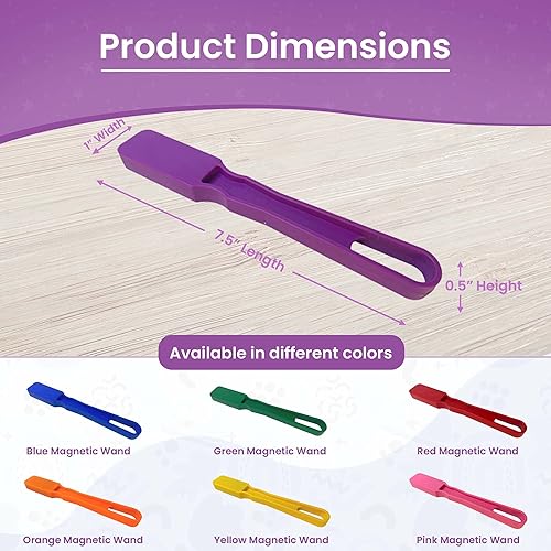 Miniatura 5 de MR CHIPS Varitas magnéticas de bingo fabricadas en Estados Unidos, 7 colores para elegir, 1 pieza, ideal para bingo, experimentos científicos,