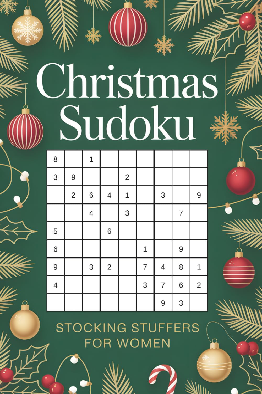 Stocking Stuffers for Women: A Christmas Sudoku Puzzle Book Gift for Adults and Seniors
