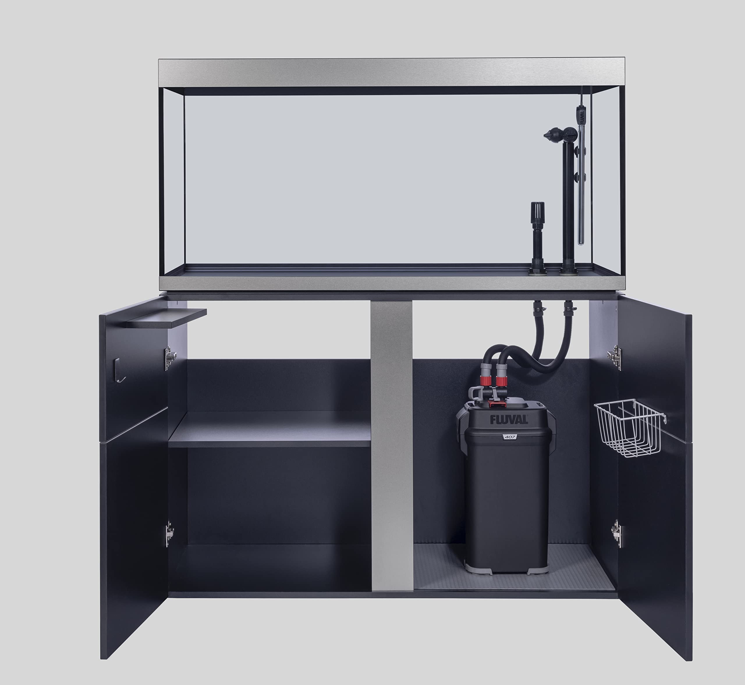 Siena 330 Aquarienkombination bestehend aus Aquarium 332L und Schrank in Schwarz