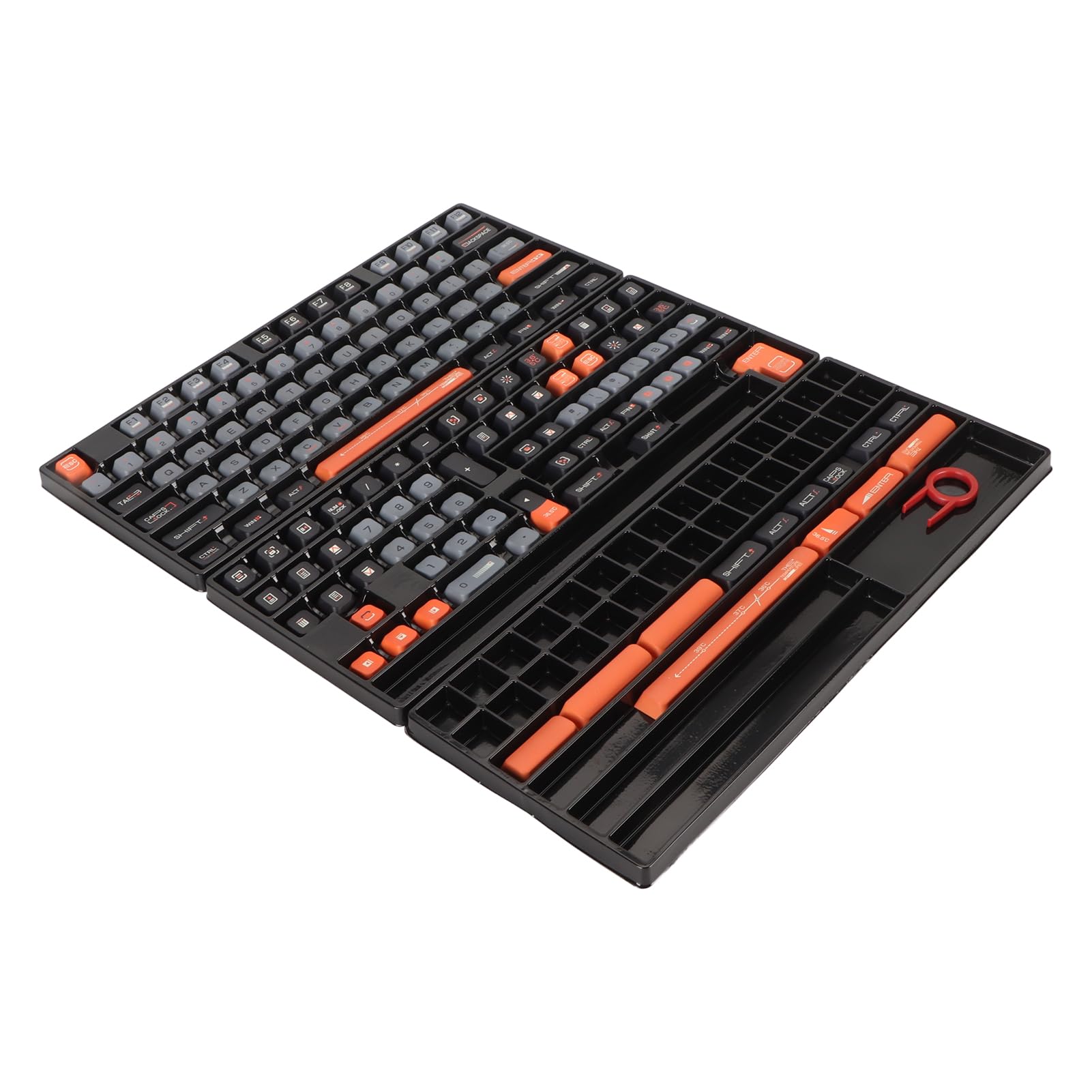 PBT Keycaps XDA Hauteur Cinq Faces Clavier Mécanique Sublimation Thermique 154 Touches
