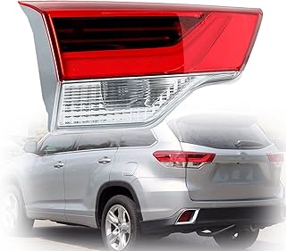 munirater 1-Pack Rear Left Tail Light Assembly Replacement for Highlander 2017-2019 Inner Driver Side Brake Lamp