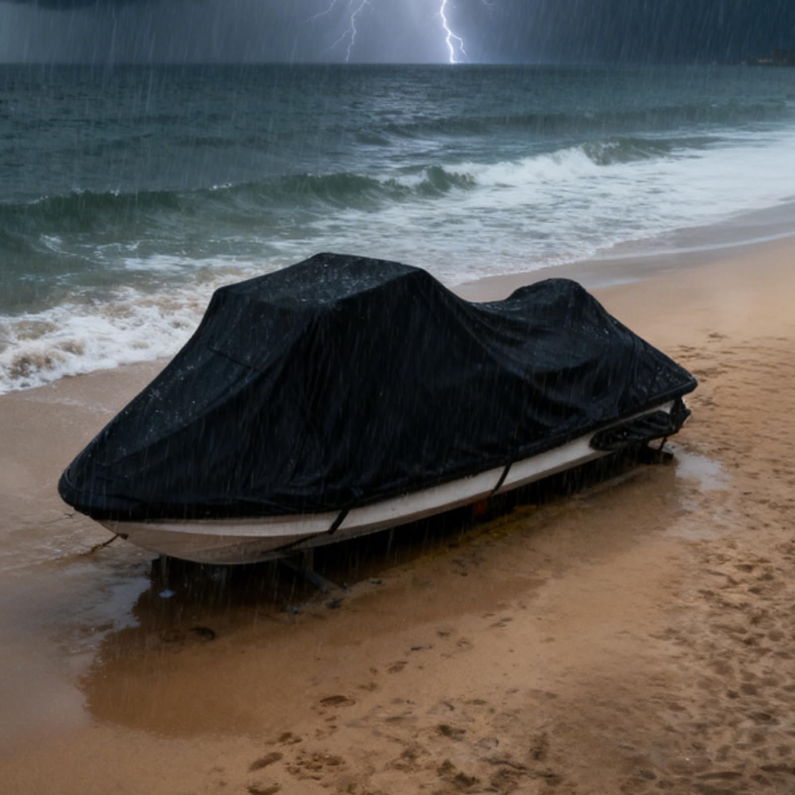 Copertura Barca Resistente Ai Raggi UV E Antipolvere Protettore Moto | Copertura Per Imbarcazioni Per Appassionati Di Sport Acquatici E Aziende Di Noleggio Marittimo