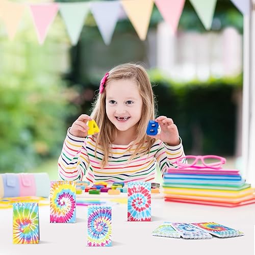 Miniatura 5 de 24 cuadernos de teñido anudado con teñido anudado, recuerdos de fiesta, cuadernos en espiral, cuadernos pastel, cuadernos de bolsillo para niños,