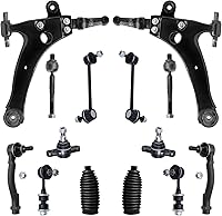 Vista 154 de Detroit Axle - Kit de suspensión frontal de 14 piezas para Mazda 6, 2003 2004 2005 2006 2007 2008, 6 brazos de control superior e inferior