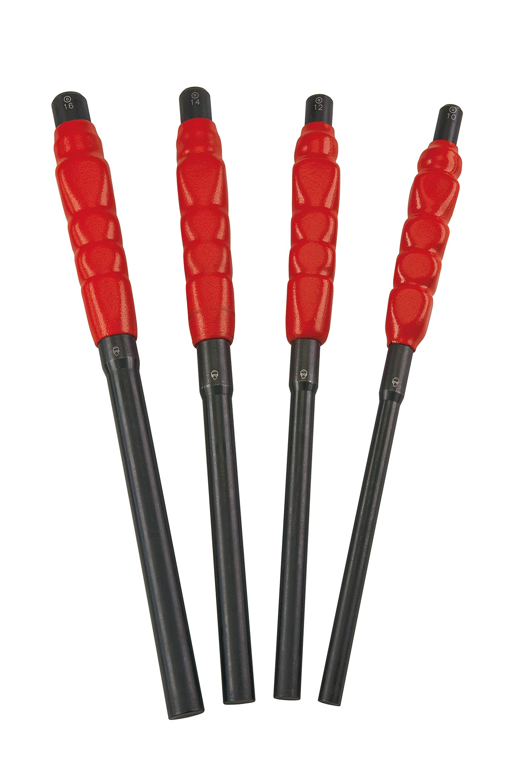 MOB Outillage 7262040010 Set de 4 Chasses-axe 10/12/14/16 mm x 300 mm