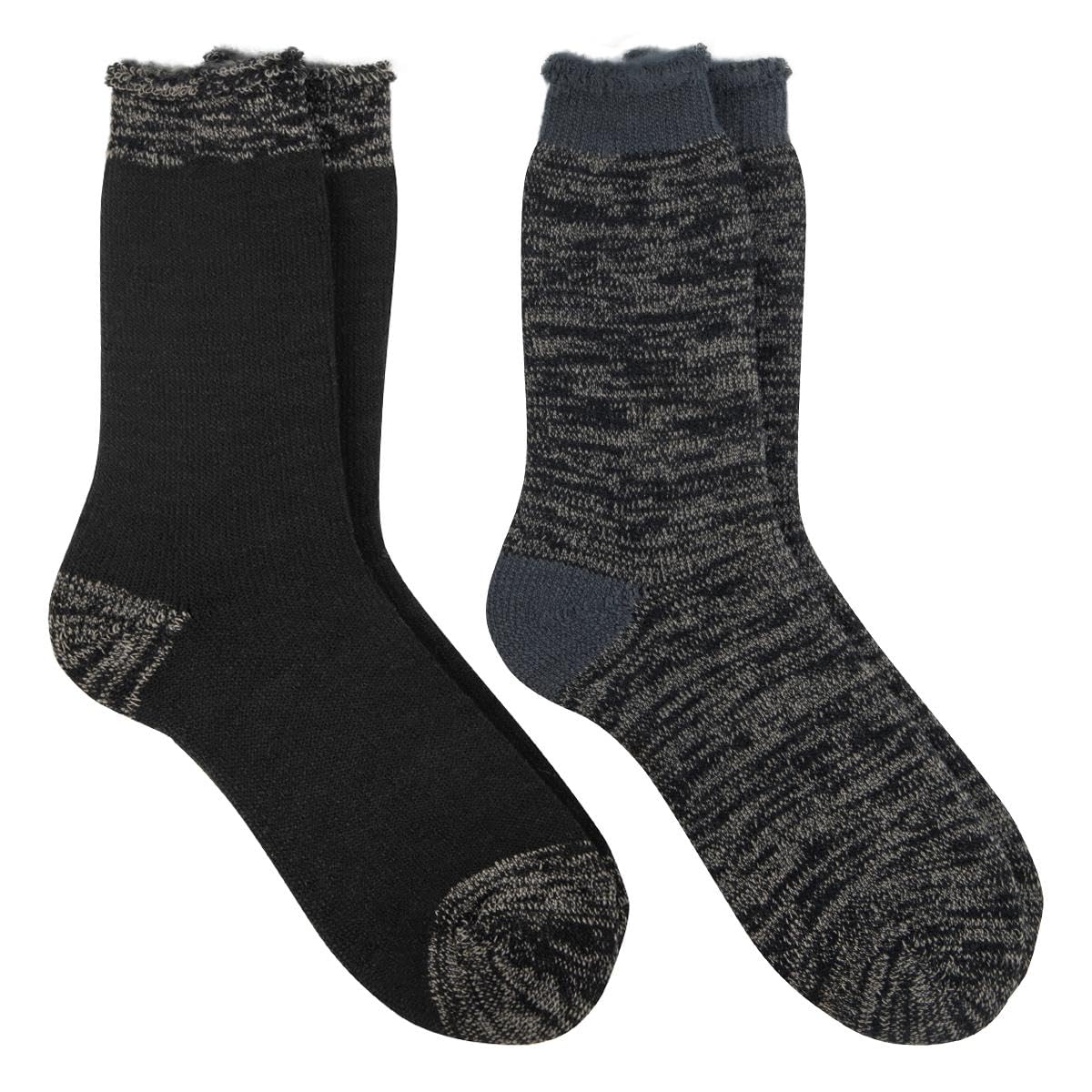 totes® toasties® Mens 3.0 TOG Brushed Inside Thermal Lined Socks (Twin Pack)