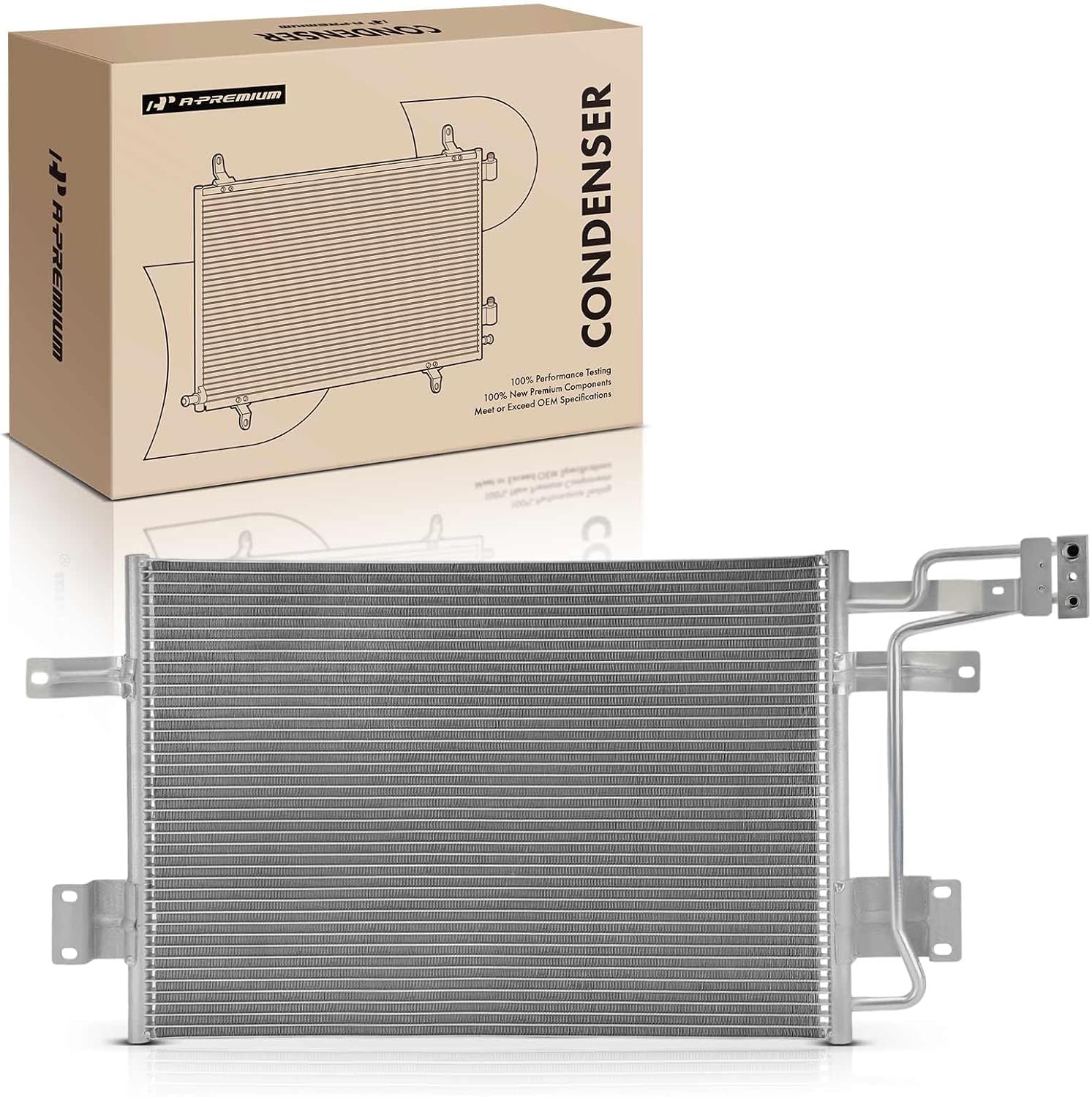 A-Premium Air Conditioning A/C Condenser Compatible with Dodge Dakota 1987-1993