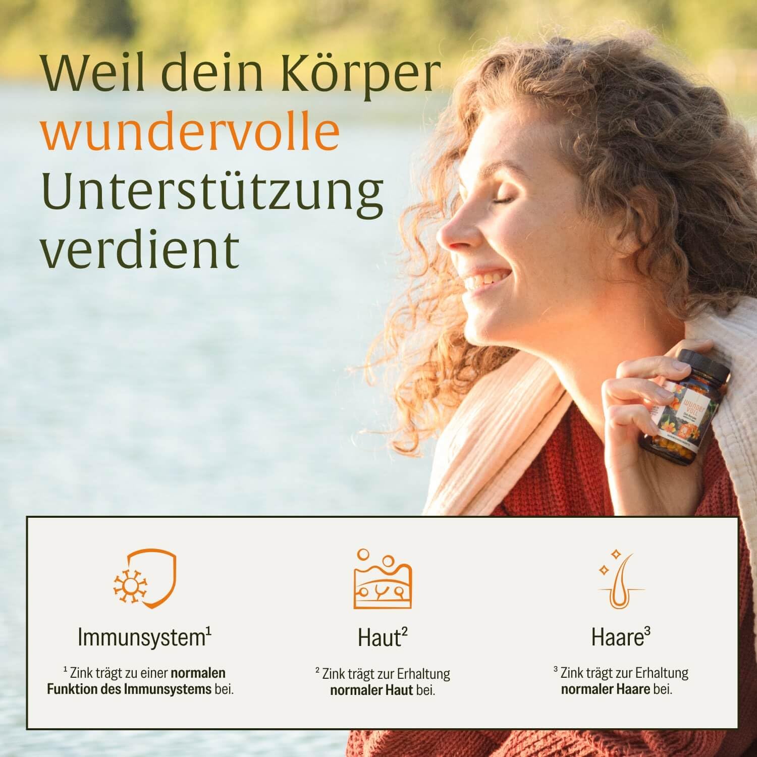 NATURTREU® Zink hochdosiert 25mg - 3-fach Vitamin C Zink Kapseln | 270 Tage Vorrat - Vorteilsbundle 3er Paket - vegan - in Deutschland produziert - Zink Komplex Vitamin C