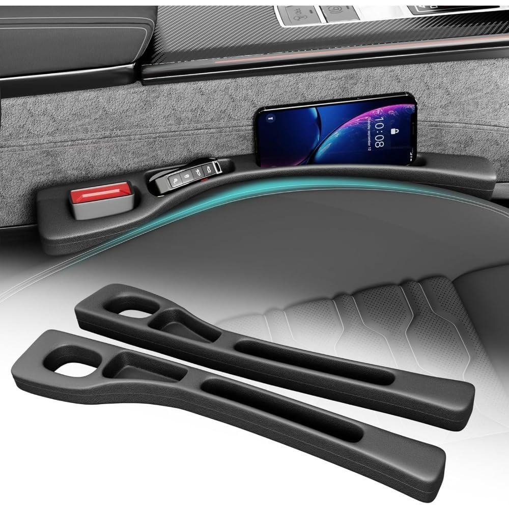 Mauxpiao C 2Pcs Universal Faux Leather Ar Seat Gap Fillers, Seat Revice Fillers, Interior Accessories Ompatible With Most Vehicles Fgds/C/A