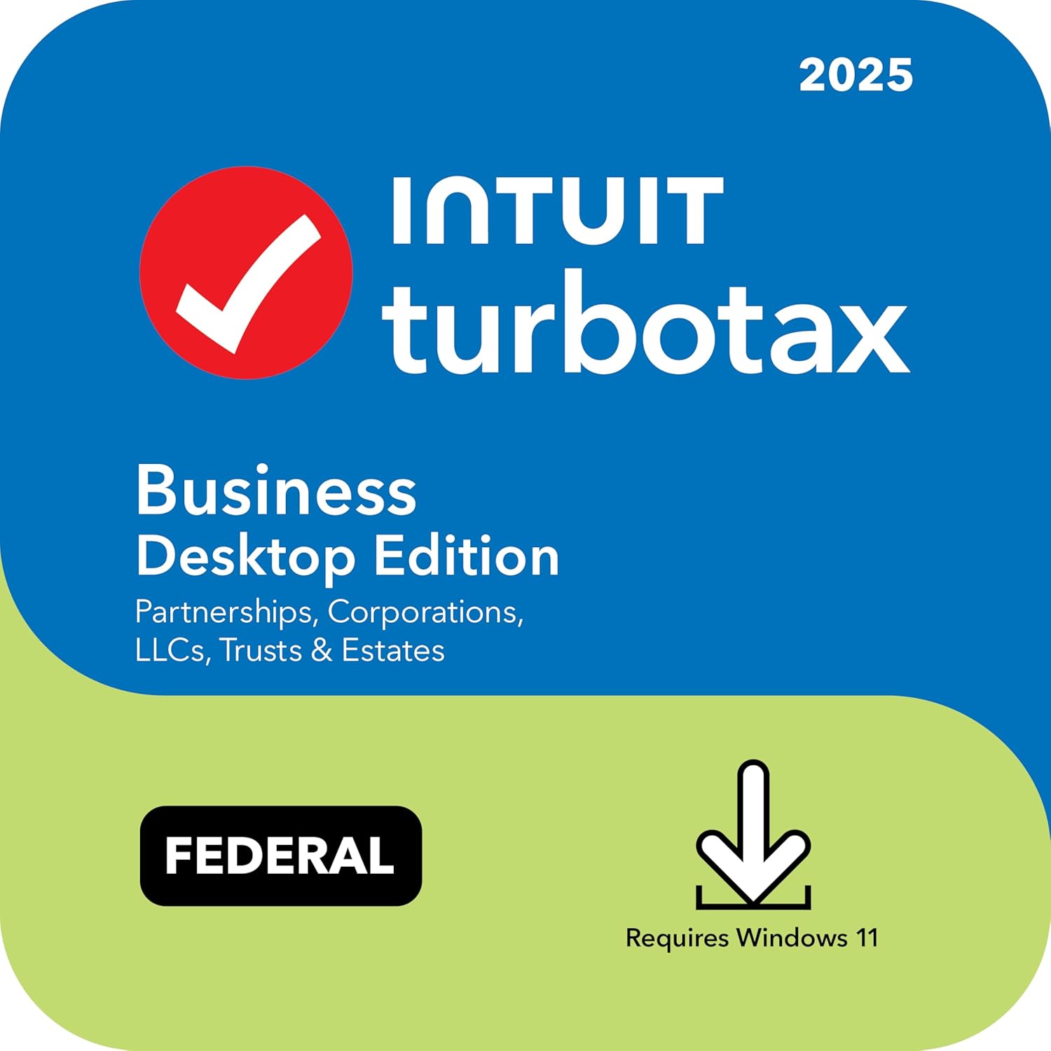 TurboTax Business Desktop Edition 2025  Federal Tax Return [PC Download]