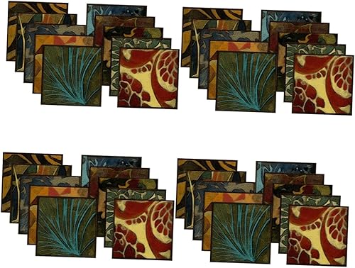 Uonlytech 40 calcomanías de pared Adesivos para Pared De Wall Protector Pegatinas Vintage Azulejos Pegatinas Pegatinas Adhesivos Azulejos Adhesivos