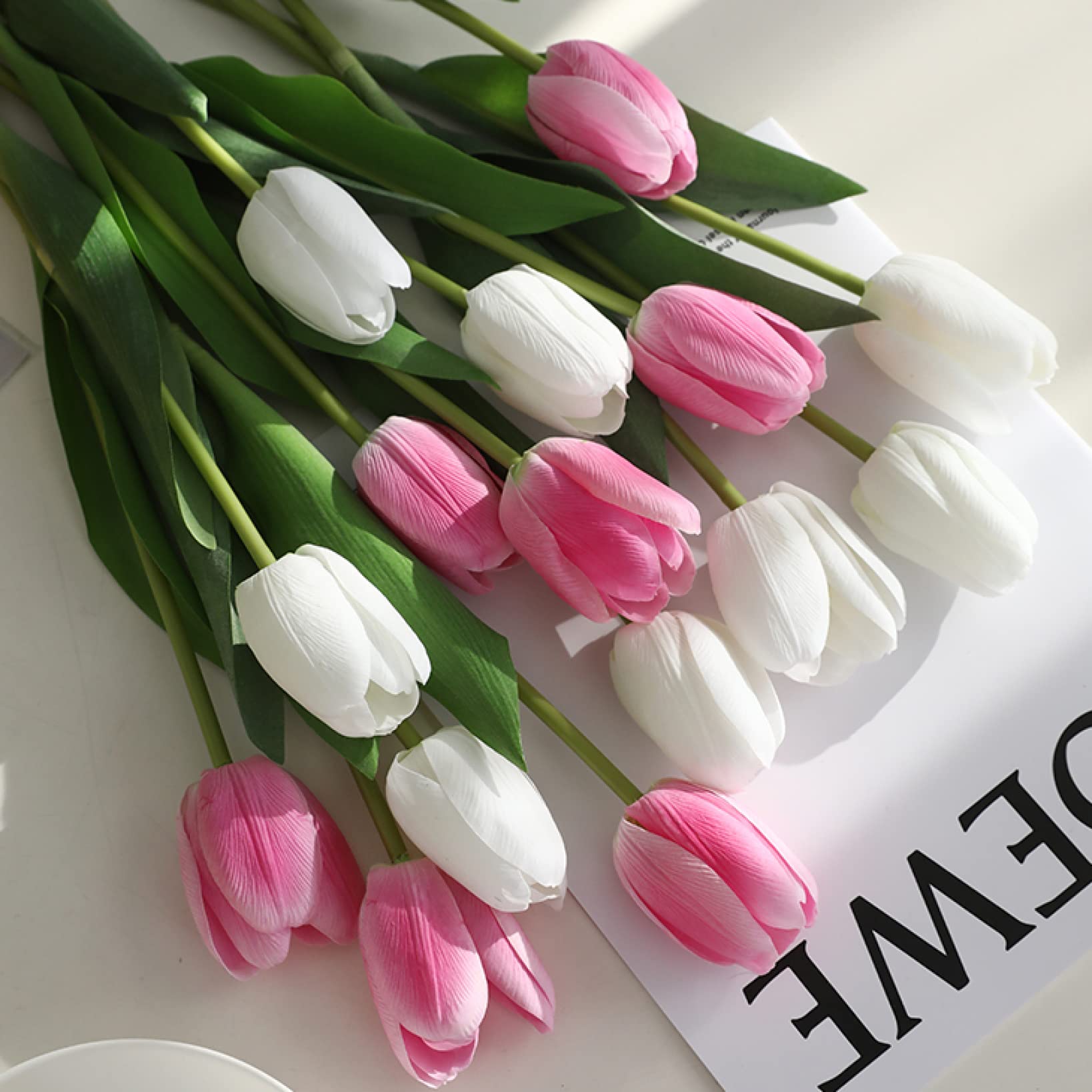 〜枯れないチューリップのオーダーについて〜 Amazon｜造花 枯れない花 アートフラワー ローズレッド 8本