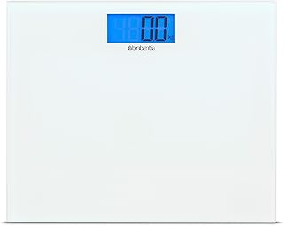 Brabantia - Báscula de baño de vidrio, color blanco