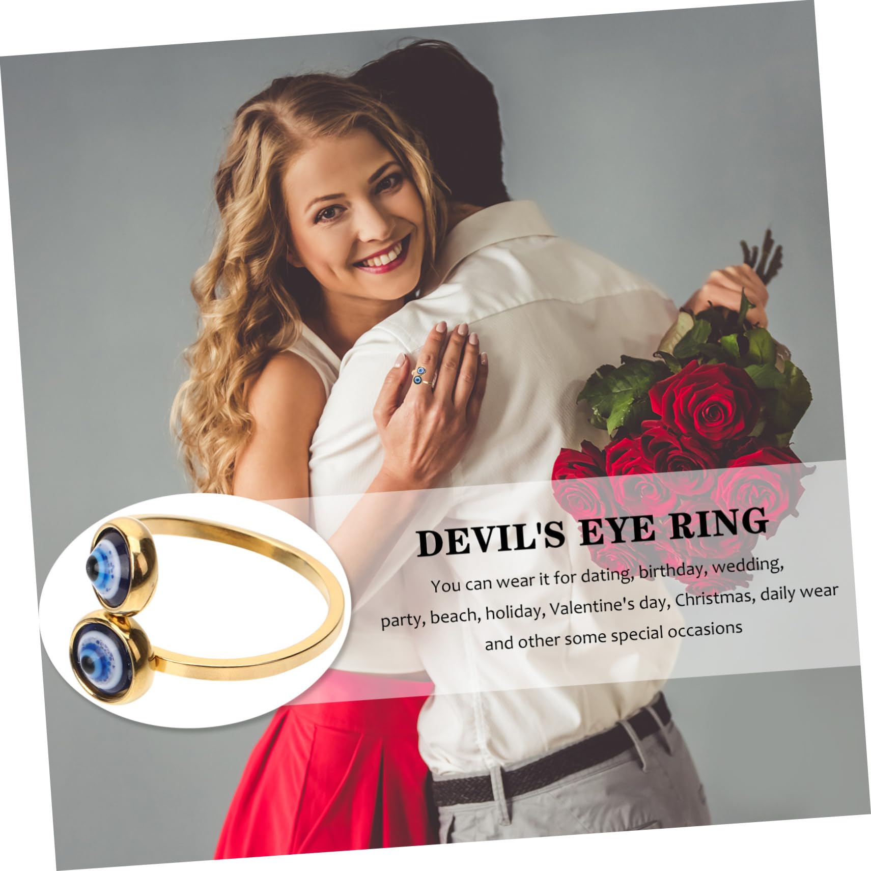 GALPADA Evil Eye Wrap for Women Vintage Gothic Jewelry for Dating Parties and Special Occasions Unique Eye for Mother Day Birthdays Christmas