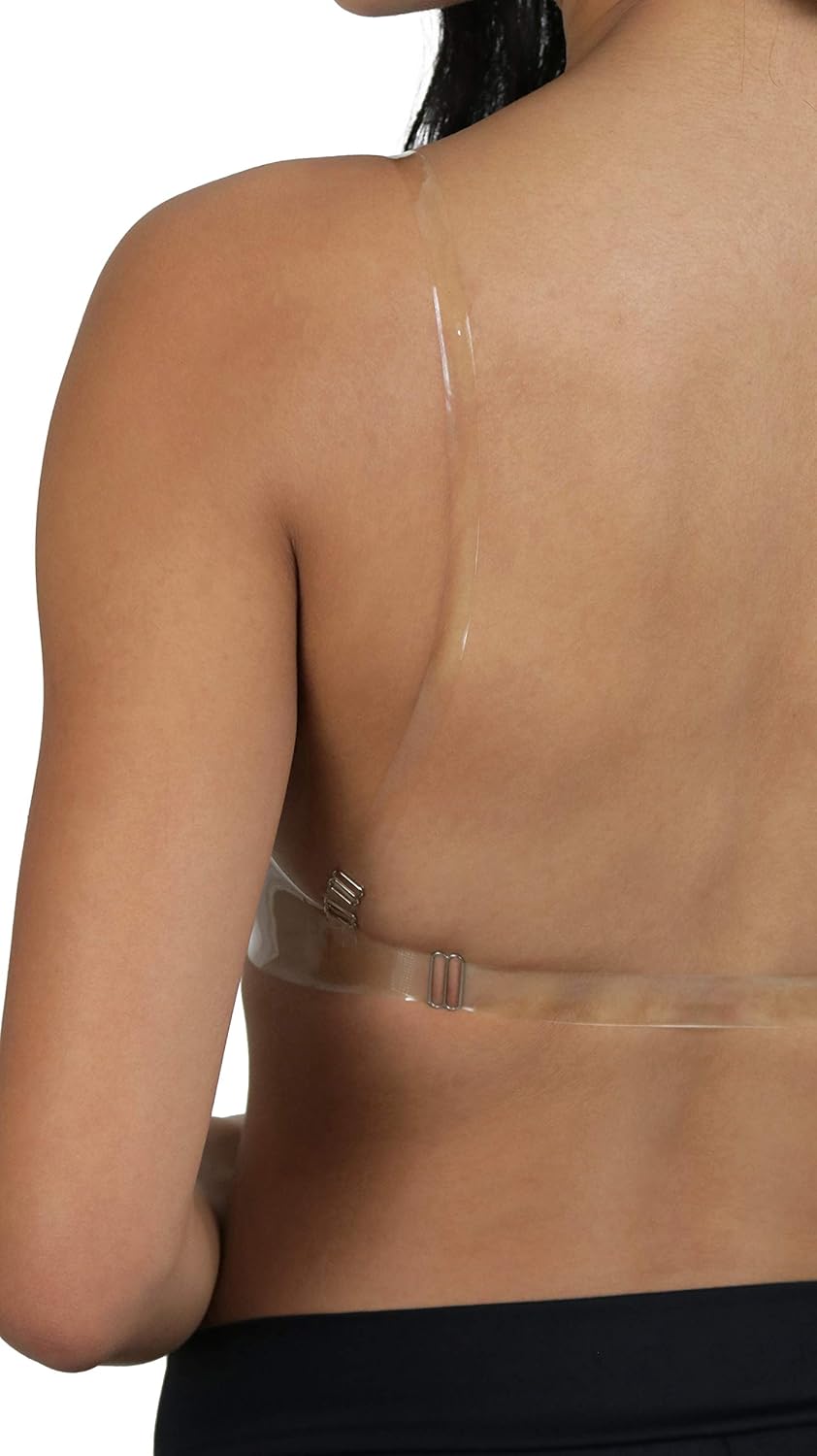 ToBeInStyle Women’s Deep Plunge U-Shaped V-Bra Convertible Supportive w/Padded Cups & Low Open Back - Image 7