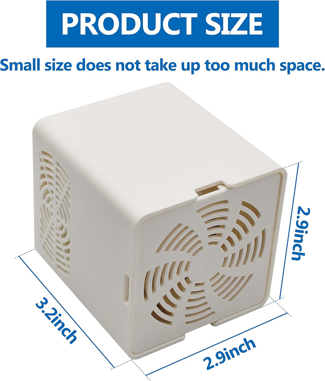 RV Fridge Fan with 3,000 R/M Motor Help to Circulate The Cold air,Keep The Food Fresh,Compatible with All RV Fridge.