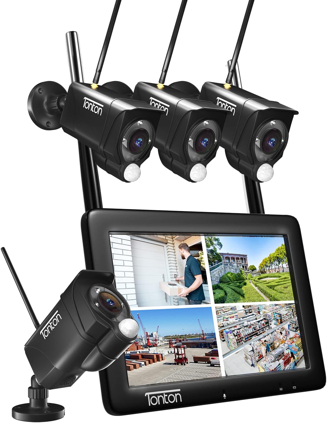 7" 4 Cameras Kit (Black)