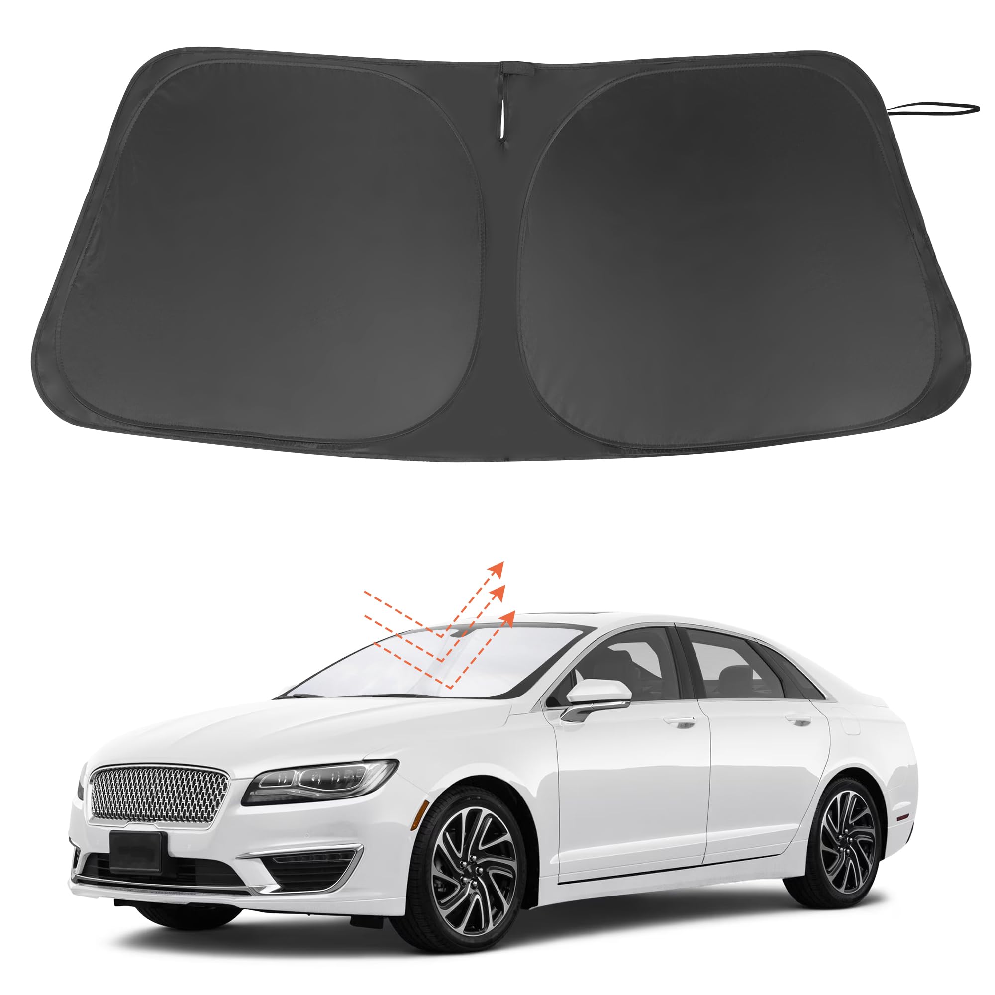 Windshield Sun Shade for 2013-2020 Lincoln MKZ Accessories