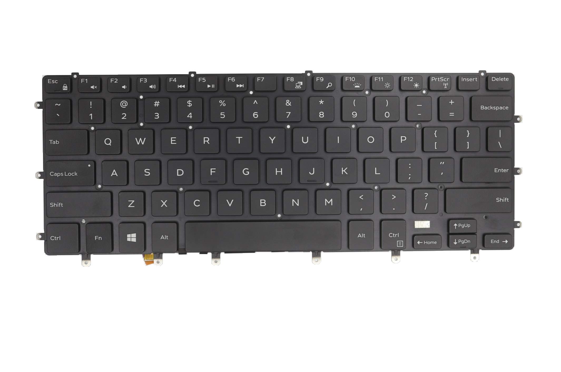 Givwizd Black Laptop Replacement US Layout Backlit Keyboard for Dell PK131BG1A00 DLM14L23USJ698