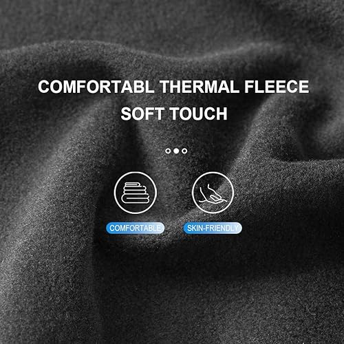 Vista 4 de ROCKBROS Pasamontañas para clima frío, máscara de esquí para hombres, resistente al viento, térmica, bufanda de invierno, máscara para mujeres