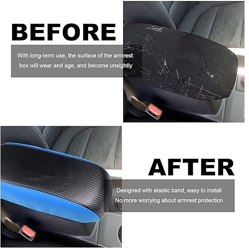 Vista 189 de YEE PIN Civic - Funda para reposabrazos Civic de 10ª generación, tapas para reposabrazos Civic Thenice para 10ª generación Civic 2018-2021, cubierta