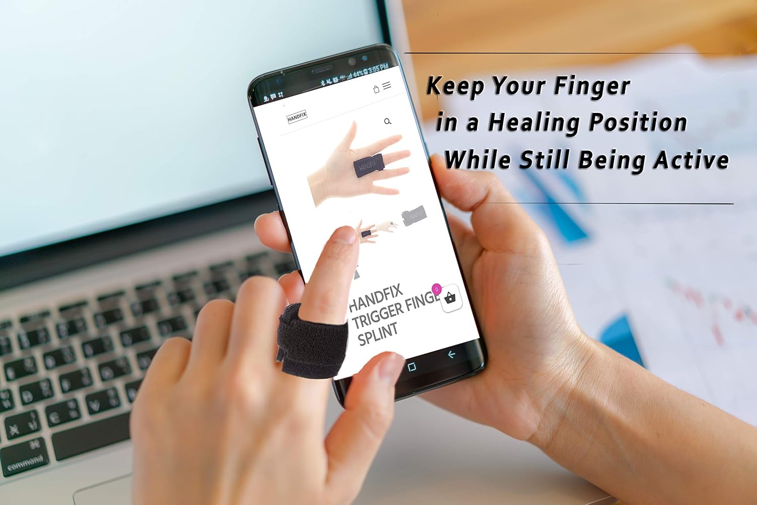 Nеw Prоduсt HANDFIX - The Original One & Only Patented Trigger Finger Splint, Adjustable Support, Finger Brace For Trigger Finger, Tendonitis, Stiffness, Pain Relief-Left Or Right Hand-One Size Fits Most Suреr Bіg Clеаrаnсе! HANDFIX - The Original One & Only Patented Trigger Finger Splint, Adjustable Support, Finger Brace For Trigger Finger, Tendonitis, Stiffness, Pain Relief-Left Or Right Hand-One Size Fits Most