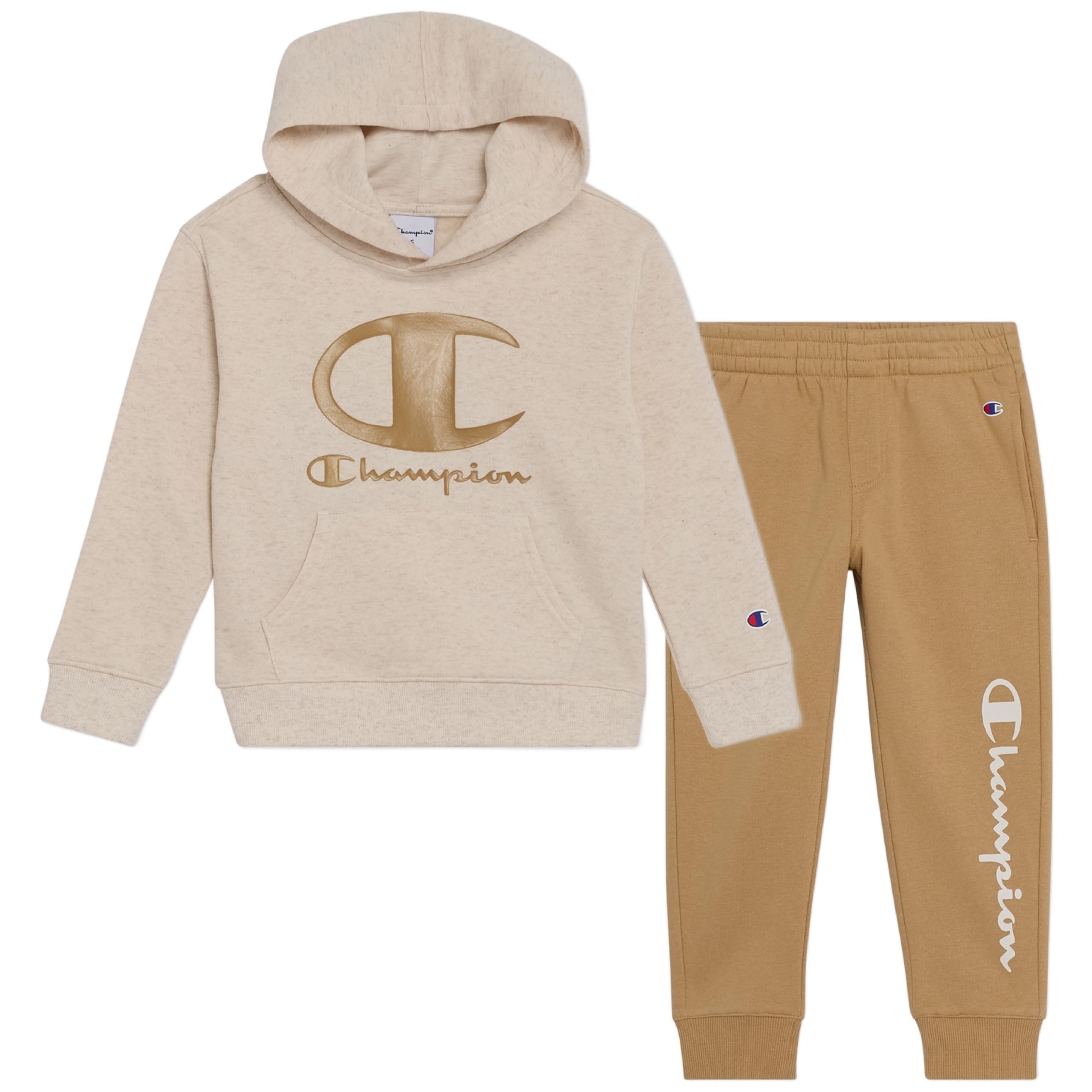 Champion Jogger Set Fleece Hoodie And Sweatpants Tracksuit Tuta Bambini e ragazzi