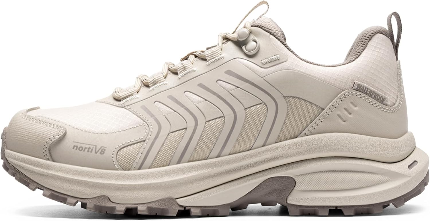 NORTIV 8 Women's Waterproof Hiking Shoes Lightweight for Walking All Day Comfort Non-Slip Outdoor Trekking Camping Climbing Fashion Sneakers Armadillo FieldLite - Image 4