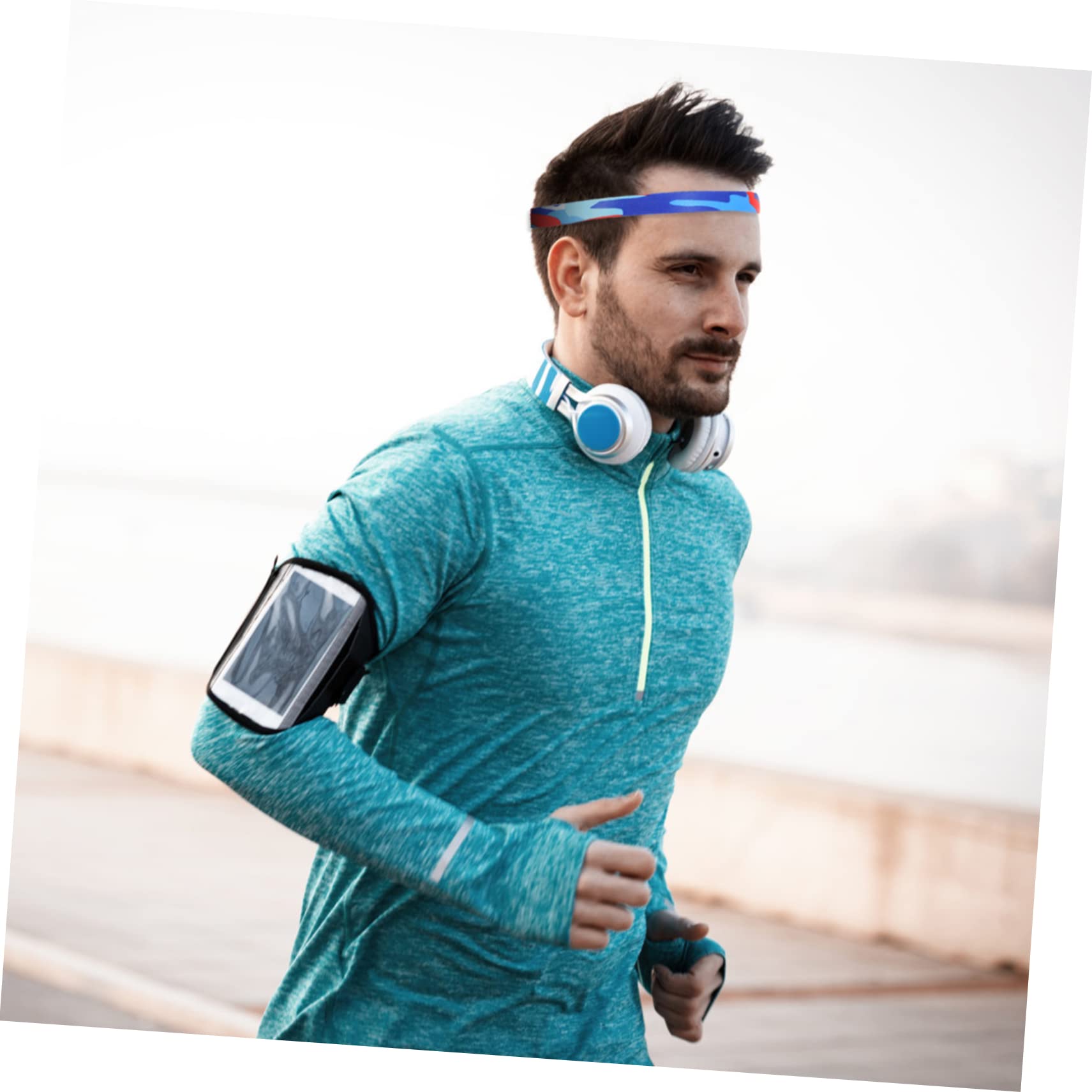 ABOOFAN 30stücke Slim Sport Haarbänder rutschfeste Schweißabsorbierende Stirnbänder Für Yoga Laufen Fitness Buntes Design Für Jeden Anlass Bequem Und Vielseitig