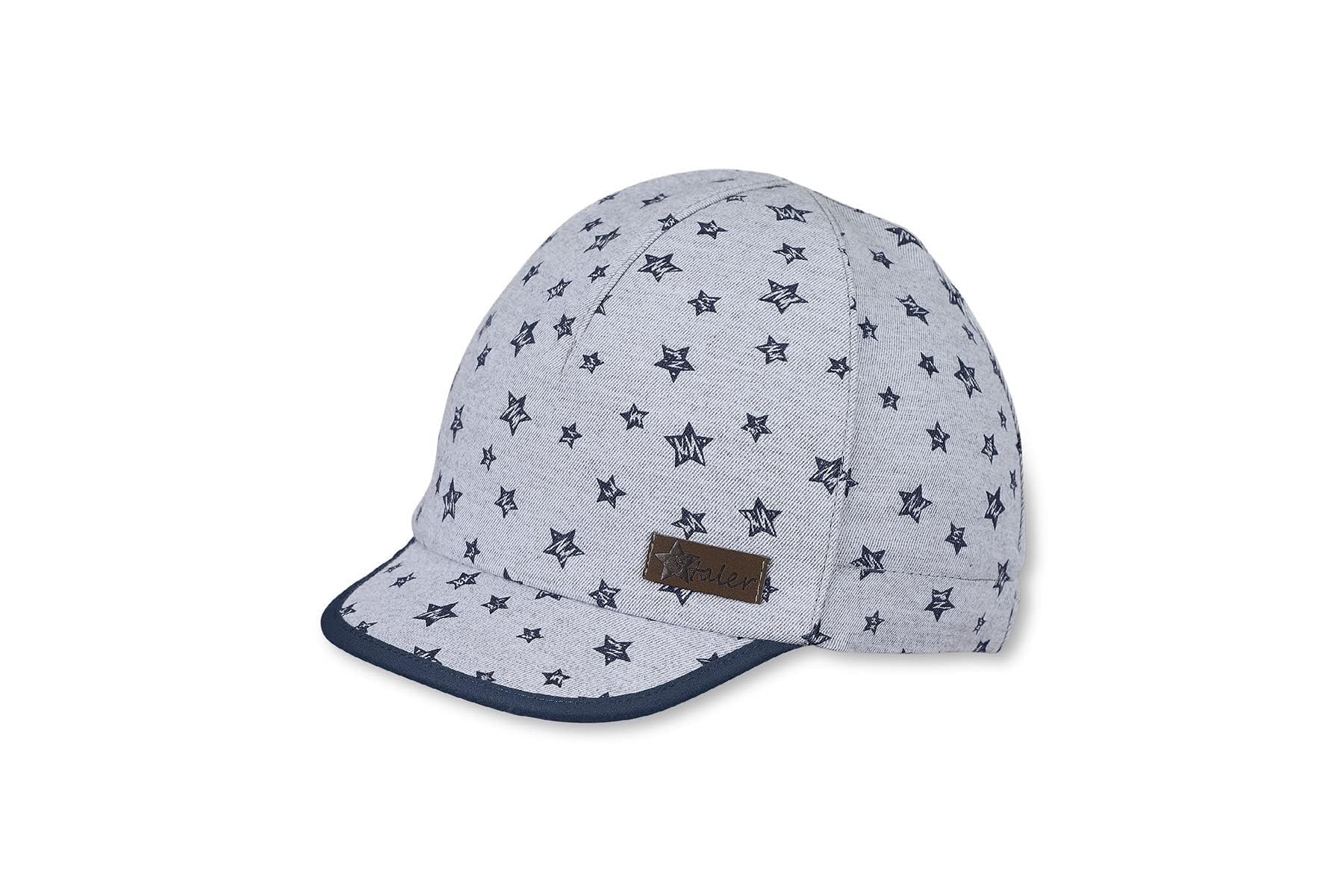Sterntaler Boys Peaked Sun Hat Smoke Grey 55