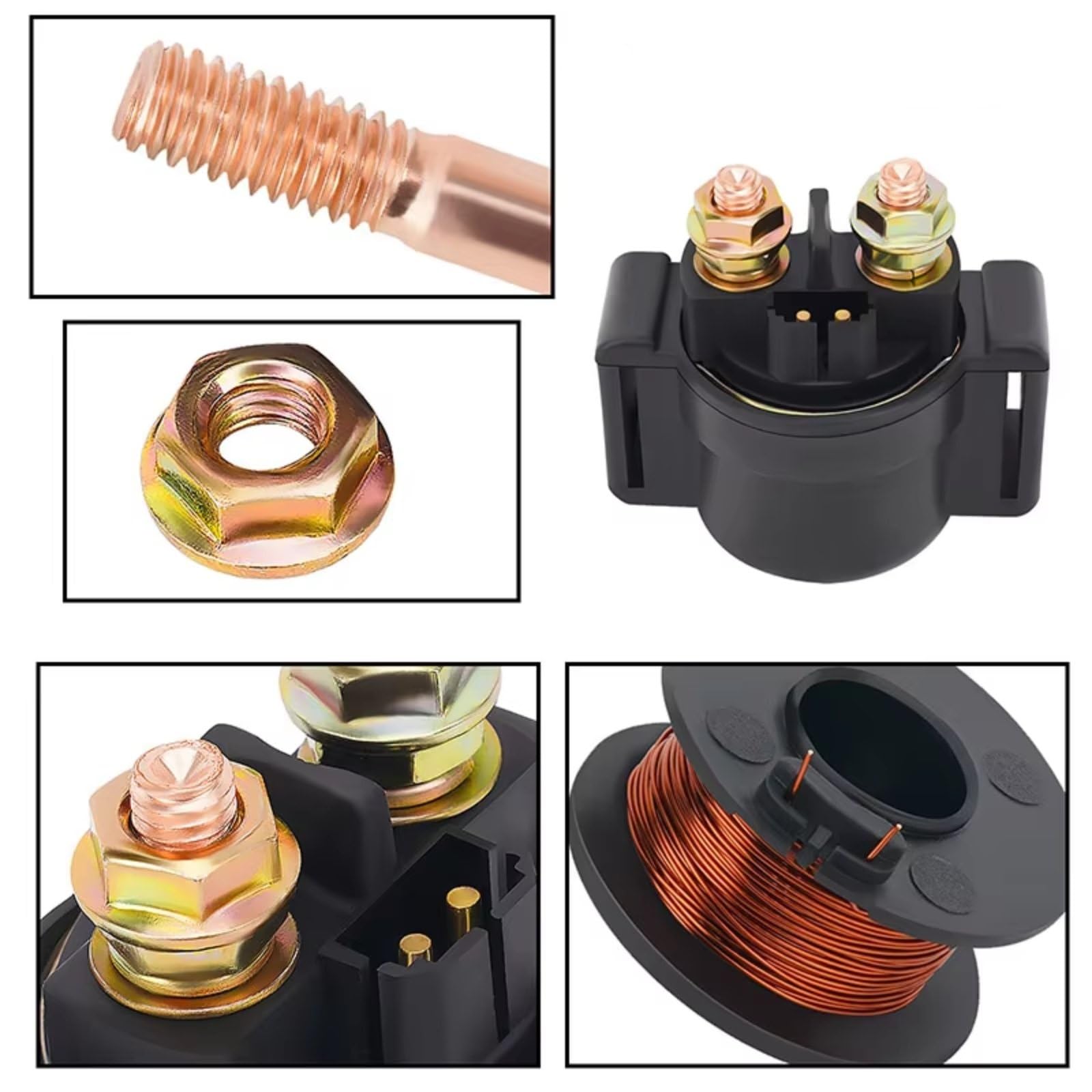 Relè Starter Moto Compatibile Con Per KLF185 1985-1988 Motorino Avviamento Per Relè Relè Elettrici OEM: 27010-1075