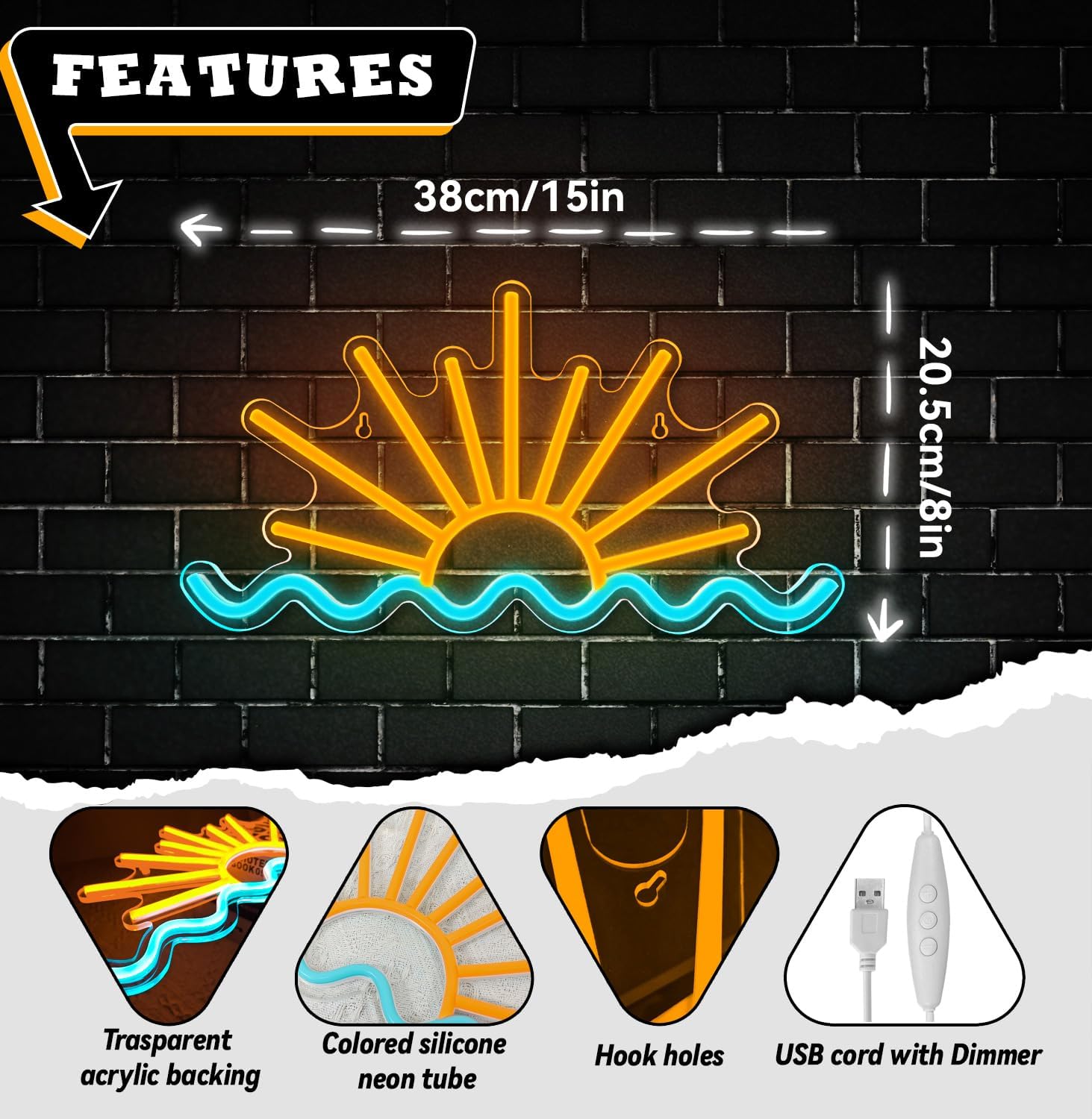 Illuminate Your Space: A Review of the Sunrise Sunset Neon Sign