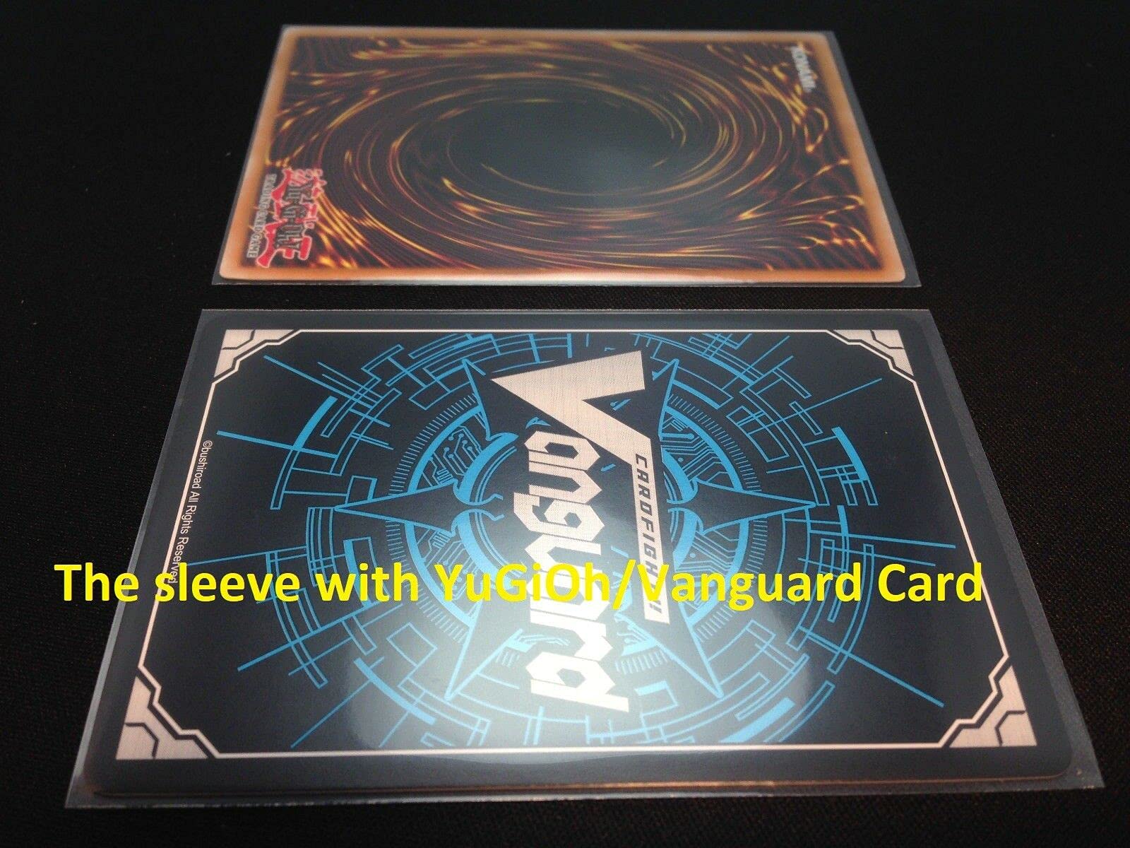 Amazon.com: 100 LaTCG Clear YuGiOh/Vanguard Card Size Deck Protector Sleeves  (61x88mm 2 mil) : Toys & Games