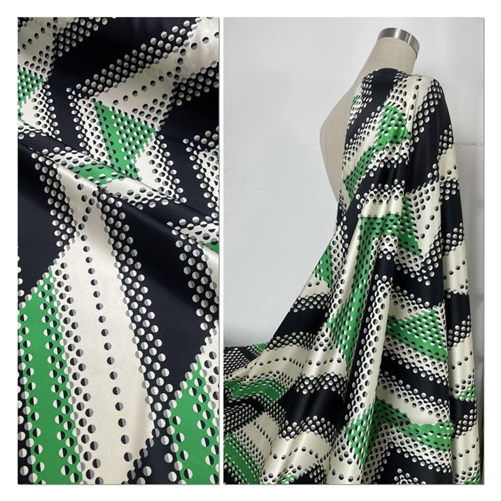 Brokatowa jedwabna satyna 116 cm x 50 cm na akcesoria do kostiumów odzieżowych DIY