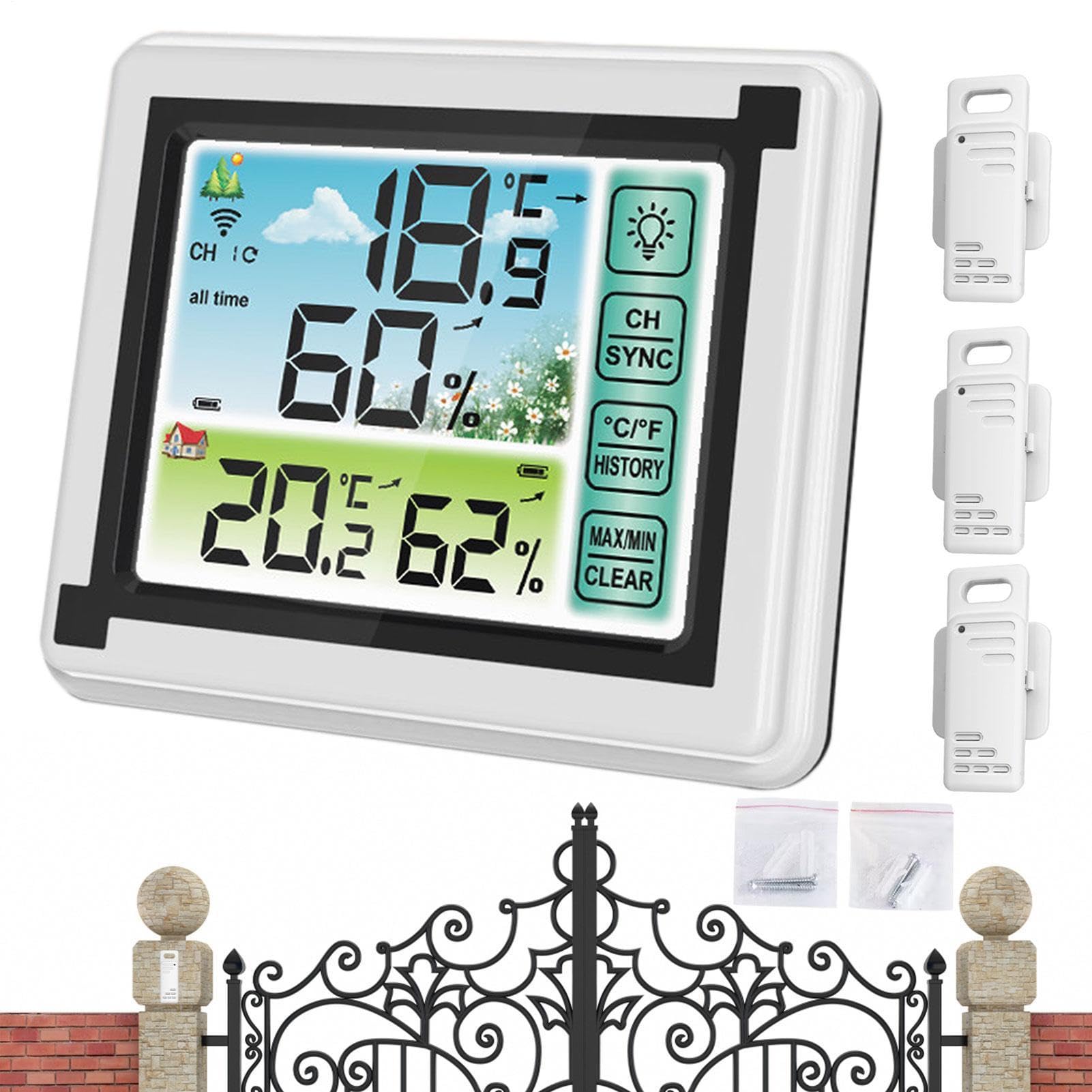 Display sensore di temperatura esterna - Kit termometro digitale wireless