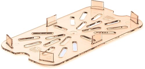 Carlisle FoodService Products Storplus - Bandeja de drenaje para cocina, restaurantes y hoteles, plástico de alta temperatura, tamaño 14, ámbar