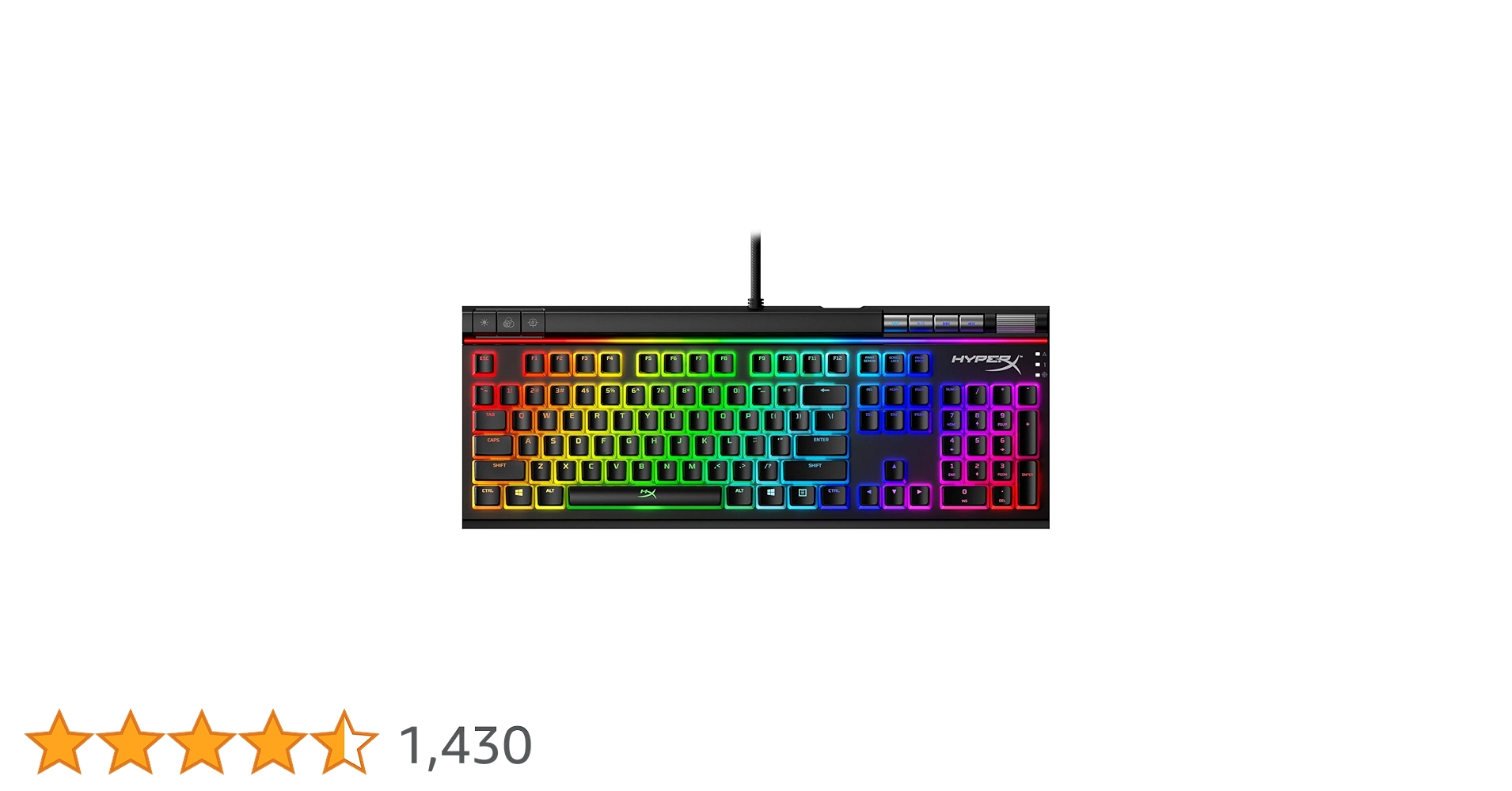 超美品　HYPERX ALLOY ELITE 2 ゲーミングキーボード　赤軸 HyperX Alloy Elite RGB HX-KB2RD2-US/R1 赤軸 価格比較 - 価格.com