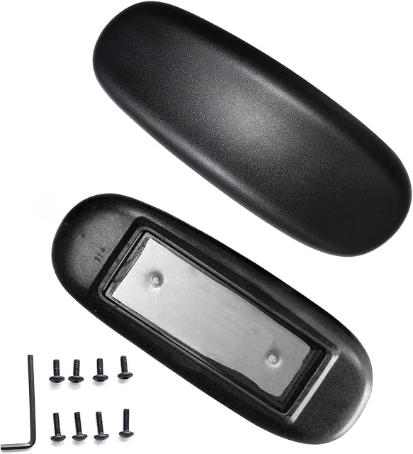 MySit Office Chair Armrest Replacement Set of 2 chair armrest pad PU Armrest Pad for Chair,Office Chair Part