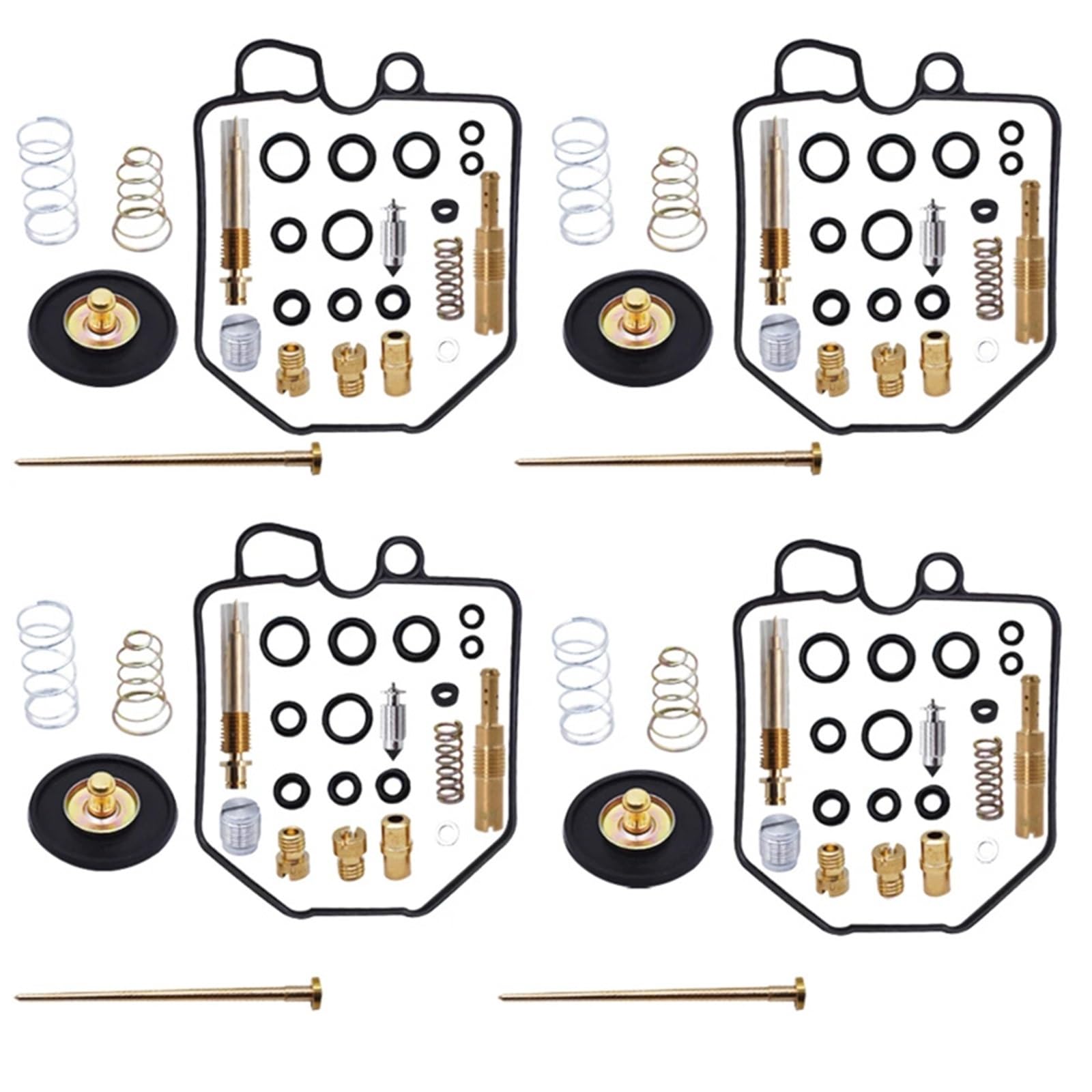 Kit De Reparación Y Reconstrucción Carburador 4 Uds para GL1100 Goldwing 1100 Deluxe 1980 1981 1982 1983