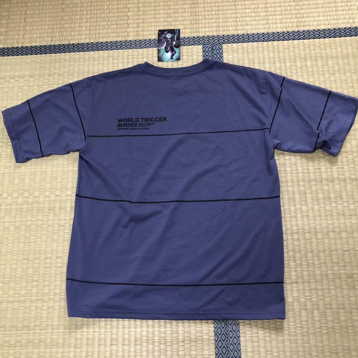 Amazon.co.jp: ワールドトリガー ワートリ Tシャツ Lサイズ 紫